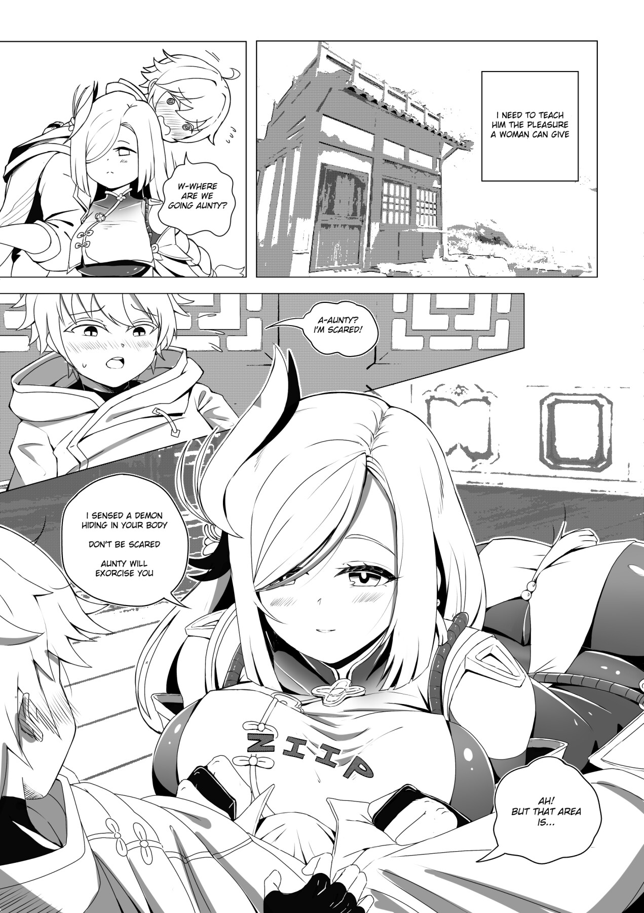 Hentai Manga Comic-Emergency Exorcist Training-Read-5